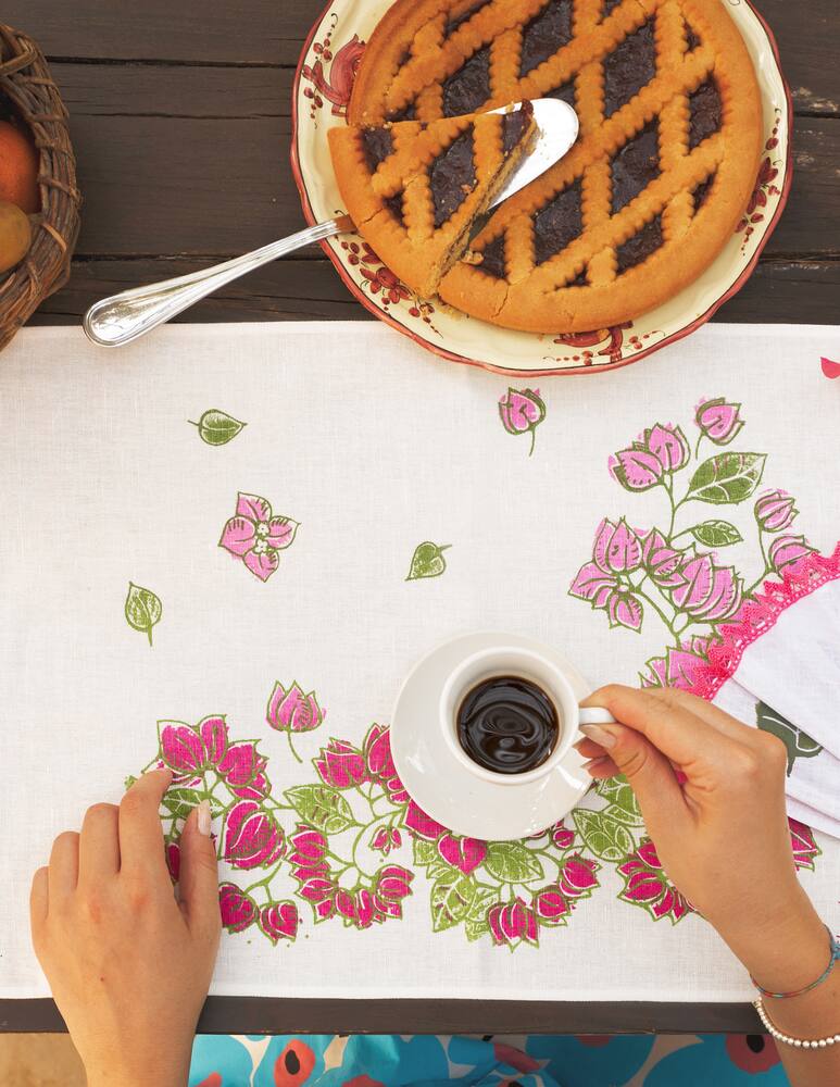 rinascente Colori del Sole Tovagliette Americane Bouganville  Set 2 pz - Rosa