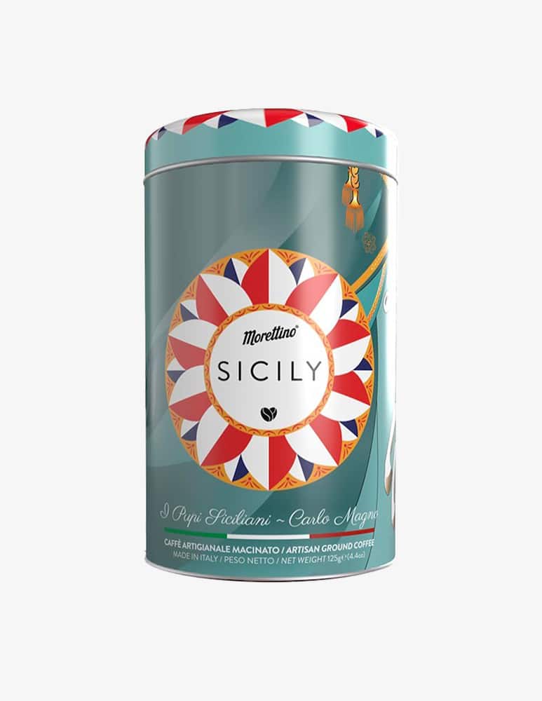 rinascente Morettino Artisan coffee Sicilian Puppets 'Carlo Magno' 125g