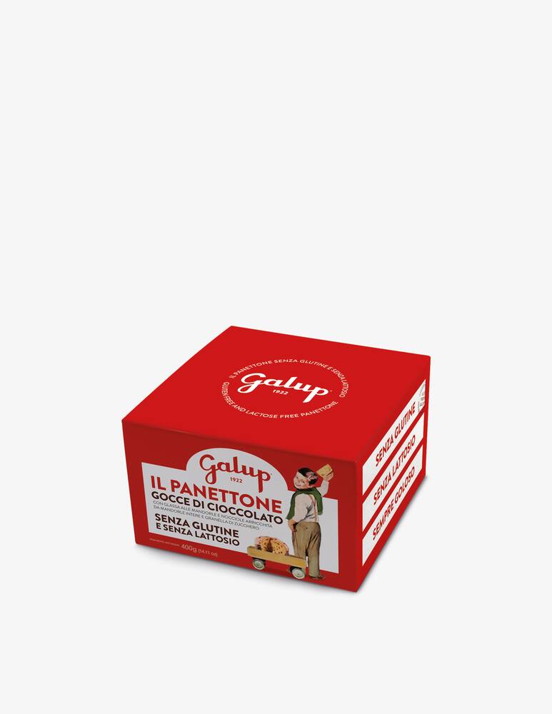 rinascente Galup Panettone Senza Glutine e Senza Lattosio Gocce Ciocc. 400g