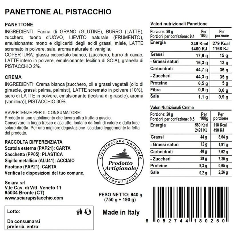 rinascente Rinascente Traditional Christmas Factory Panettone Tin 1kg