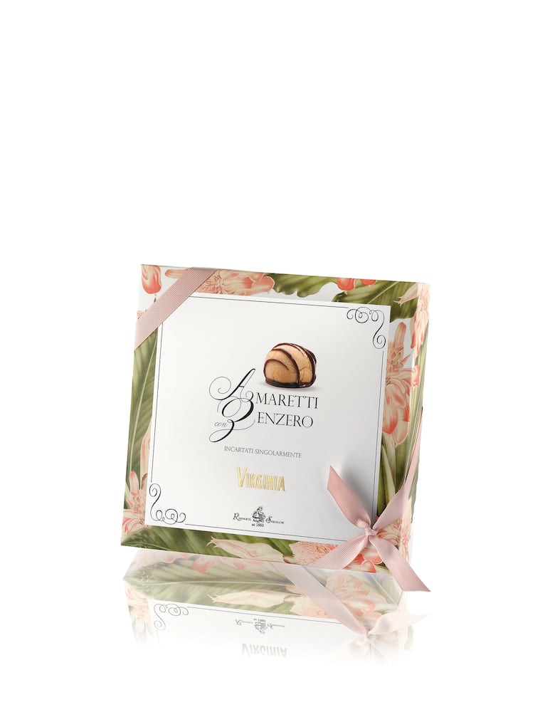 Amaretti Virginia Amaretti allo zenzero decorati con cioccolato - immagine 1 Amaretti Virginia Amaretti allo zenzero decorati con cioccolato - immagine 1