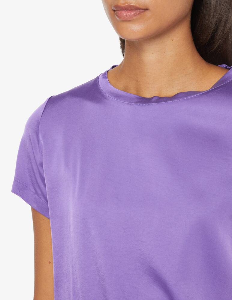 rinascente HAVEONE Satin basic t-shirt - Violet