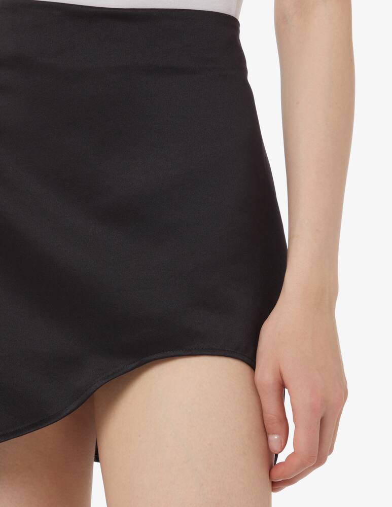 rinascente HAVEONE Mini skirt with slit - Black