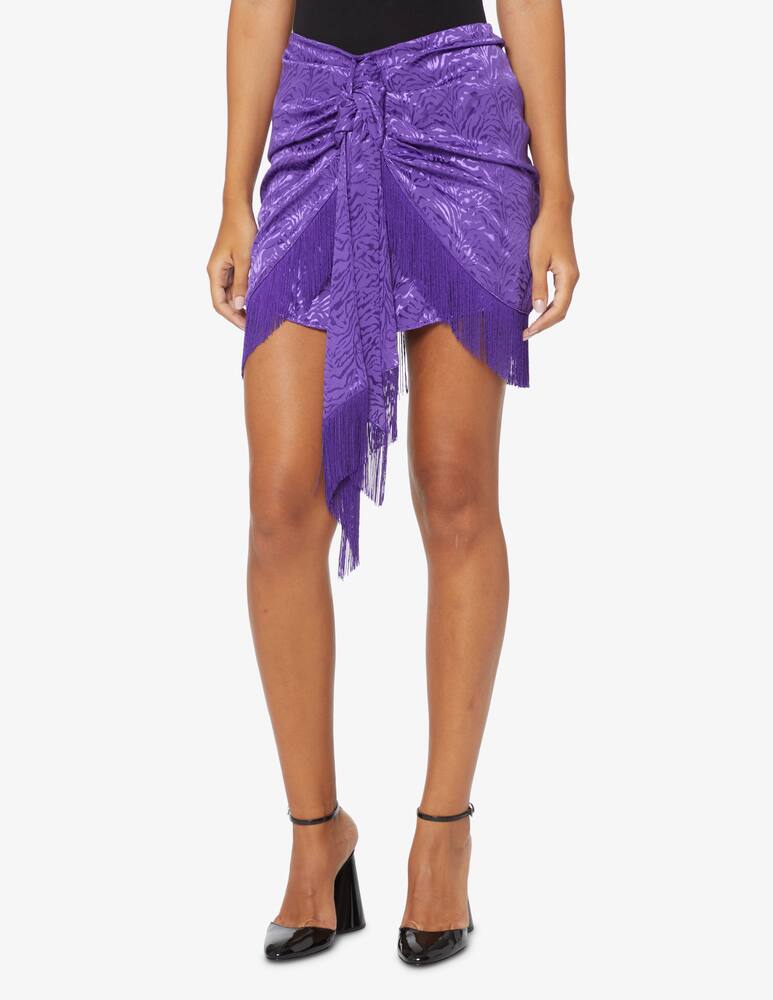 HAVEONE Gonna con frange - Viola - immagine 2 HAVEONE Gonna con frange - Viola - immagine 2