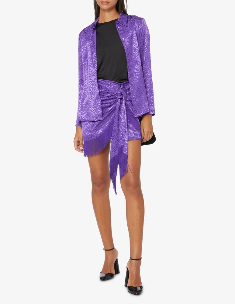 HAVEONE Gonna con frange - Viola - immagine 1 HAVEONE Gonna con frange - Viola - immagine 1