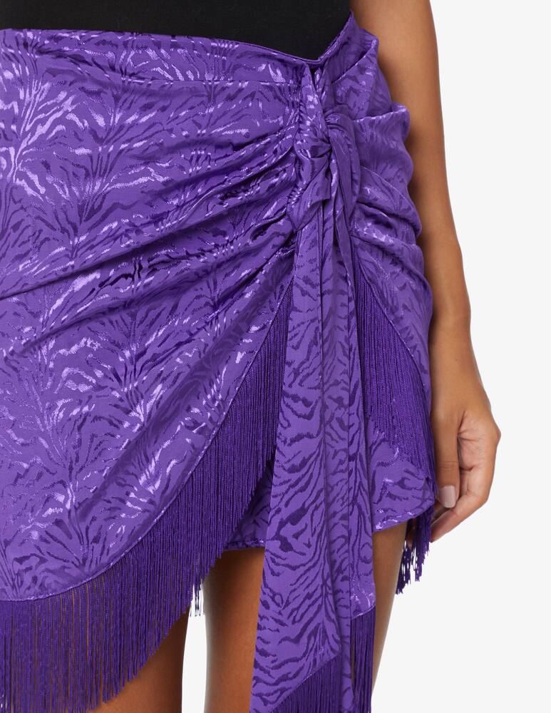 HAVEONE Gonna con frange - Viola - immagine 4 HAVEONE Gonna con frange - Viola - immagine 4