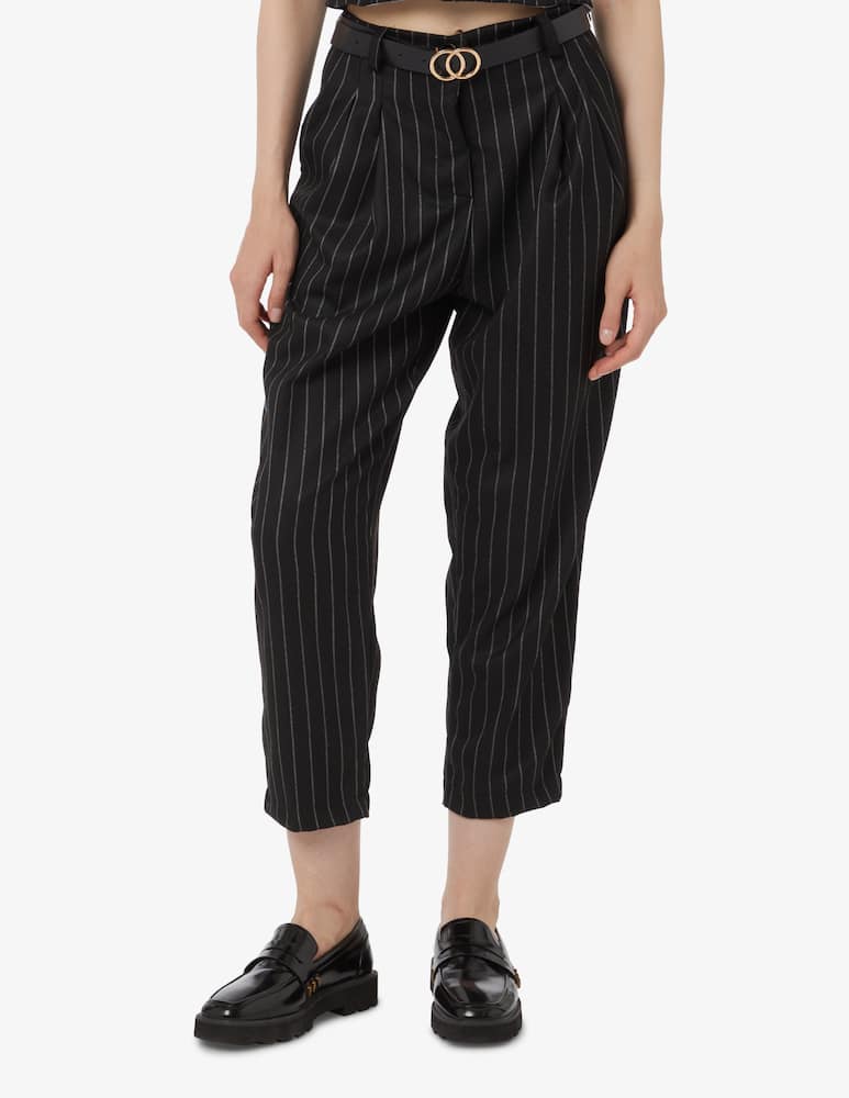 HAVEONE Pantaloni gessato - Nero - immagine 2 HAVEONE Pantaloni gessato - Nero - immagine 2