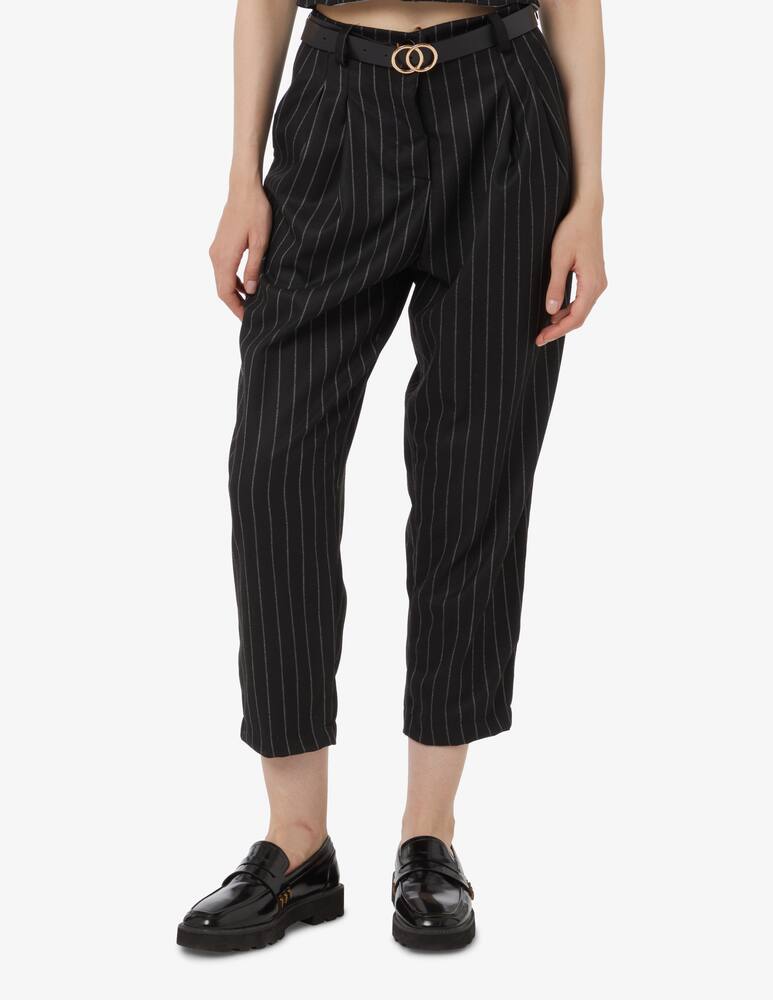 rinascente HAVEONE Pinstripe trousers - Black