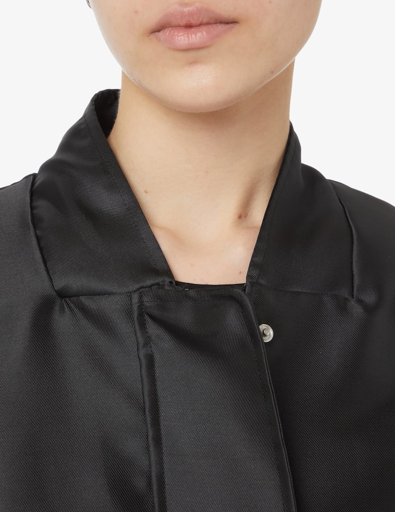 HAVEONE Giacca bomber crop in raso - Nero - immagine 4 HAVEONE Giacca bomber crop in raso - Nero - immagine 4