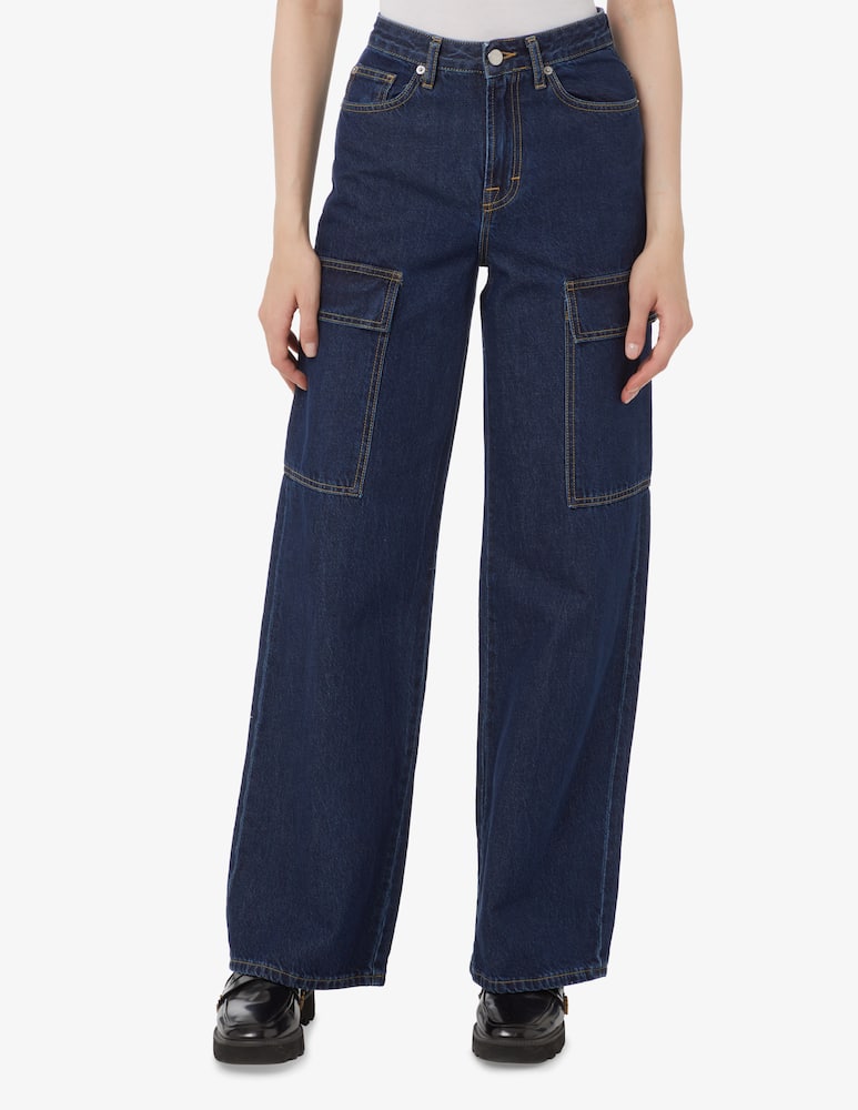 rinascente HAVEONE Multi pocket cargo jeans - Blue