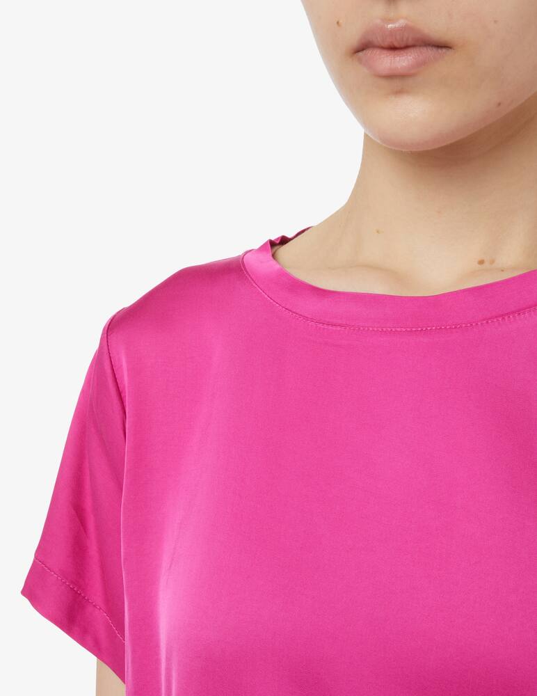 rinascente HAVEONE Satin basic t-shirt - Pink