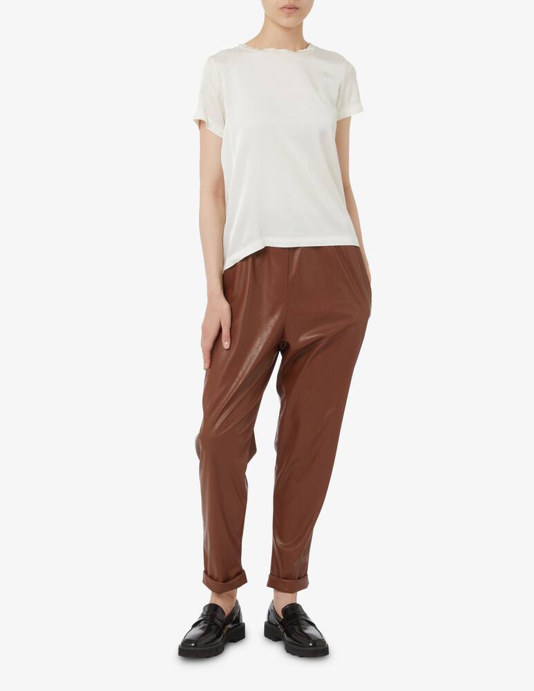 rinascente HAVEONE Satin basic t-shirt - White