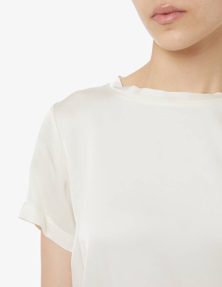 rinascente HAVEONE Satin basic t-shirt - White