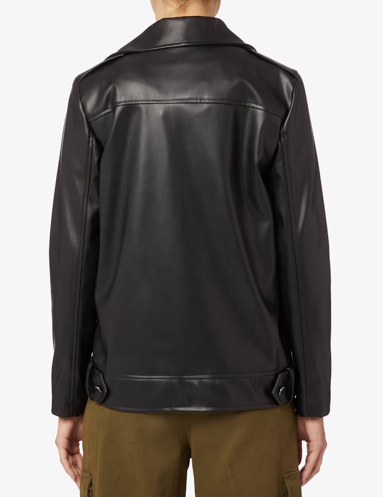 rinascente HAVEONE Giacca in similpelle over - Nero