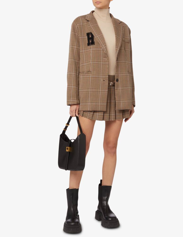 rinascente HAVEONE Giacca blazer over stampa check - Beige