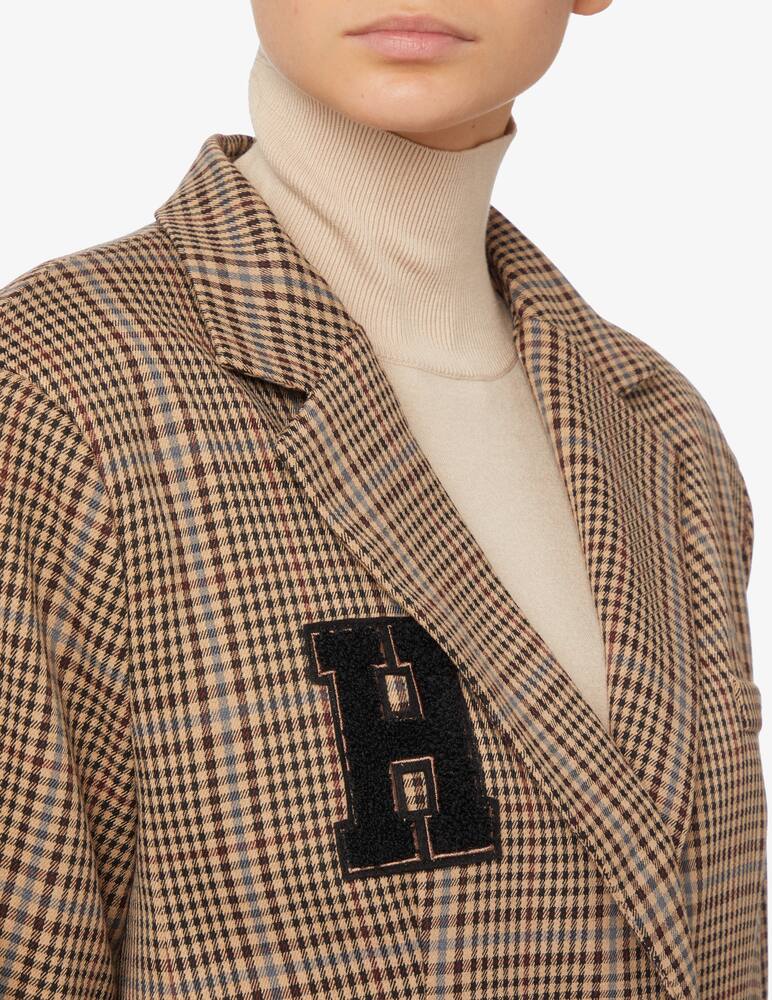 rinascente HAVEONE Giacca blazer over stampa check - Beige