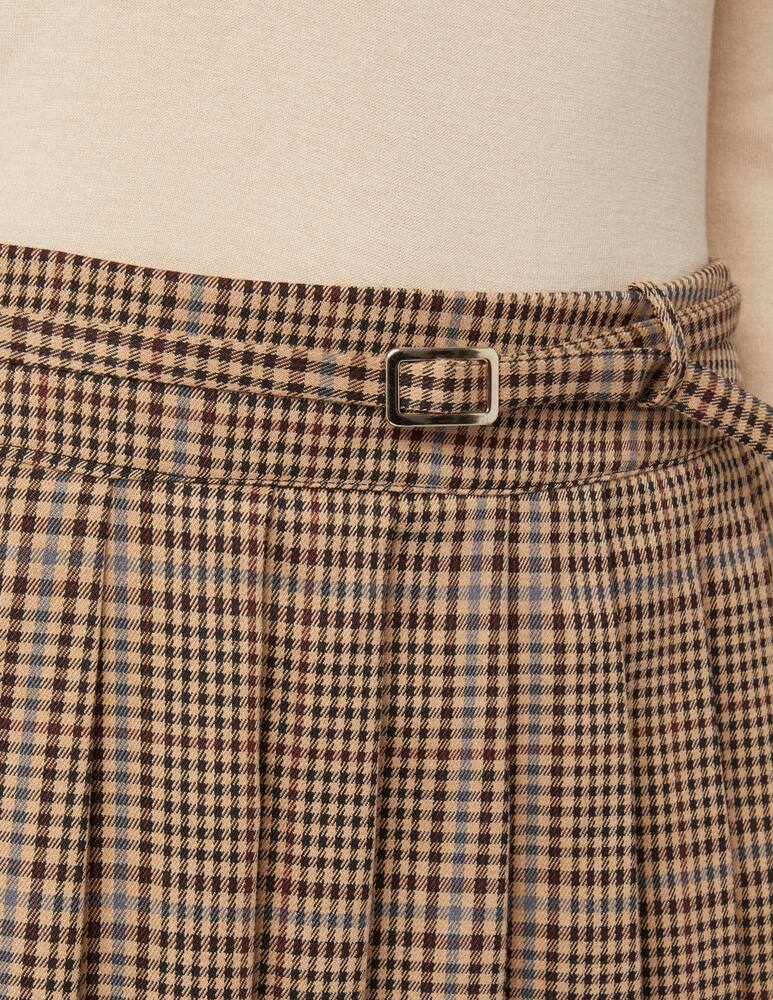 rinascente HAVEONE Gonna mini stampa check - Marrone