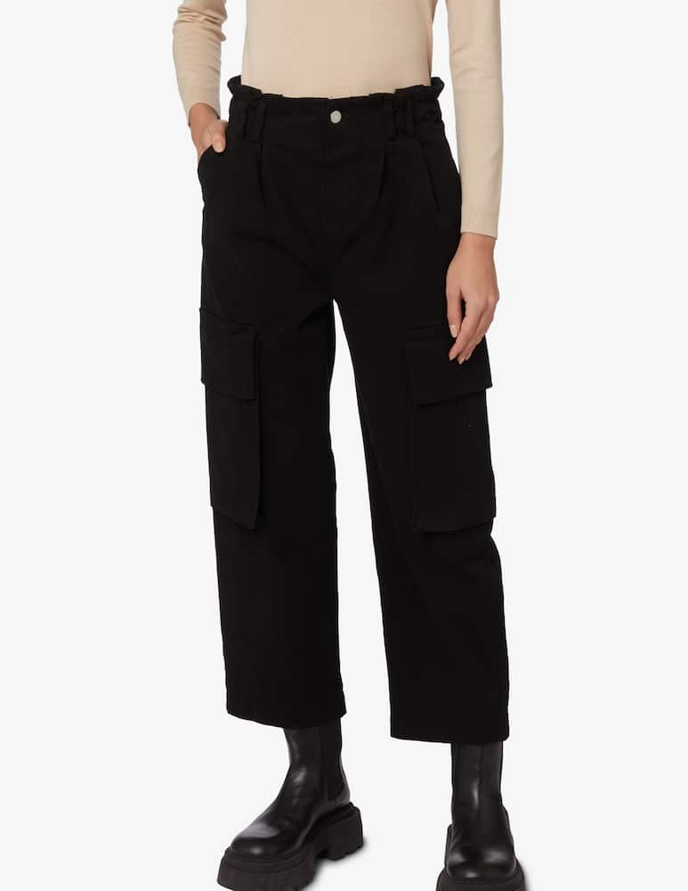 rinascente HAVEONE Pantalone cargo a vita alta - Nero