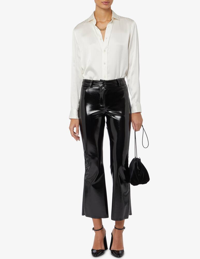 rinascente HAVEONE Shiny leather trousers