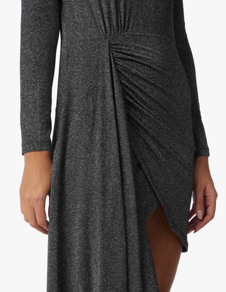 HAVEONE Lurex dress with drape - picture 3 HAVEONE Lurex dress with drape - picture 3