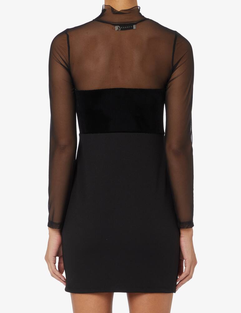 rinascente HAVEONE Abito velato con fascia in velluto