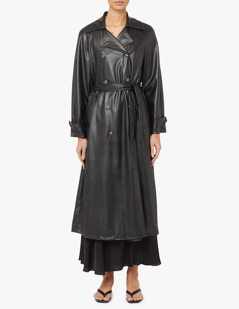 HAVEONE Trench over in pelle - immagine 1 HAVEONE Trench over in pelle - immagine 1