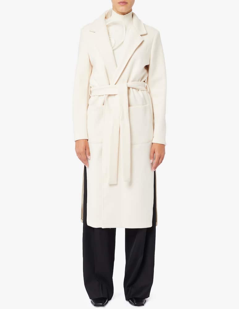 HAVEONE Cappotto classico con tasche e cintura - immagine 1 HAVEONE Cappotto classico con tasche e cintura - immagine 1