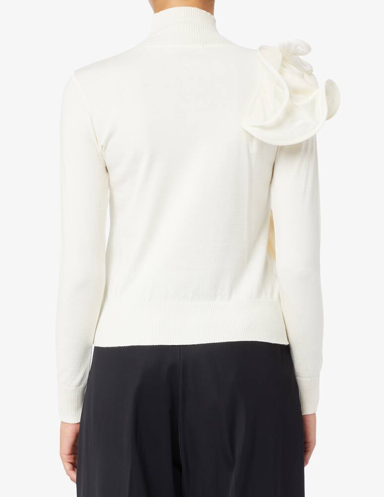 rinascente HAVEONE Side ruffled turtleneck