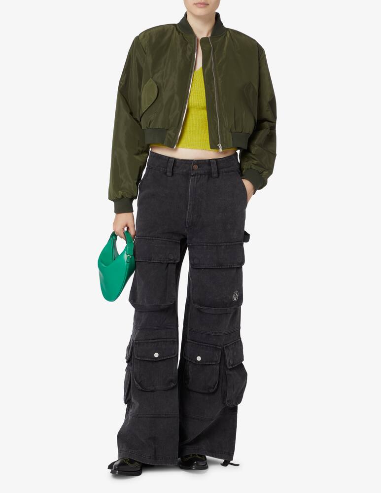 rinascente HAVEONE Cropped bomber jacket