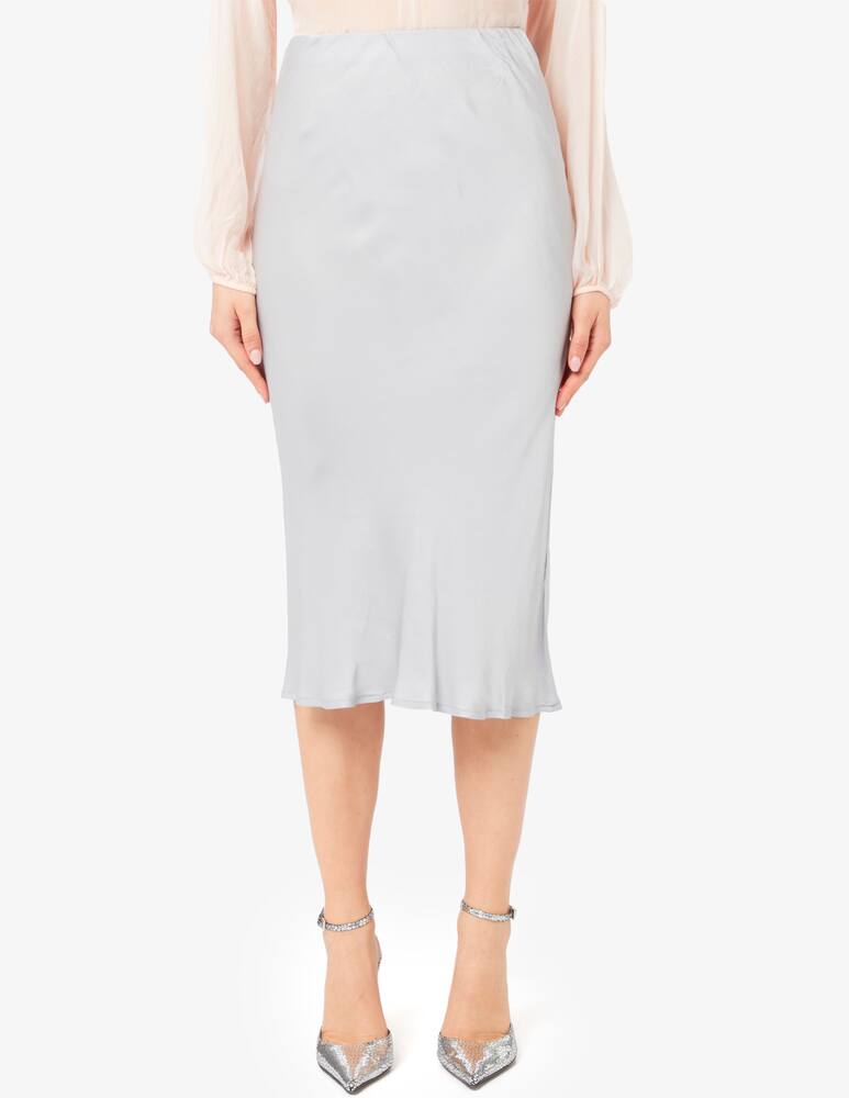 HAVEONE Long satin skirt - picture 1 HAVEONE Long satin skirt - picture 1