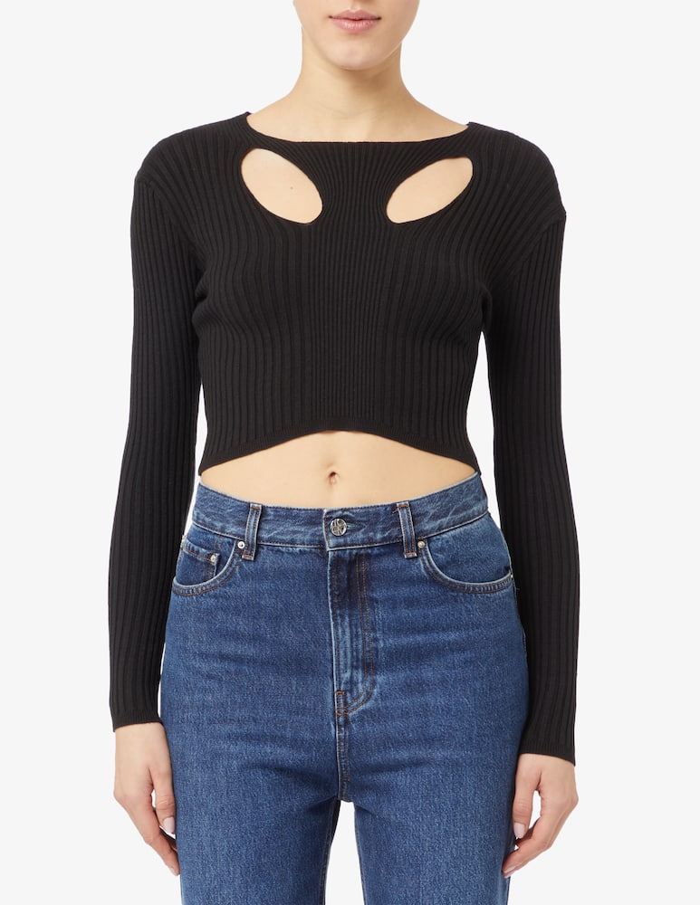 HAVEONE Maglia crop cut - immagine 1 HAVEONE Maglia crop cut - immagine 1
