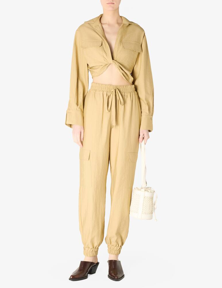 rinascente HAVEONE Camicia crop safari