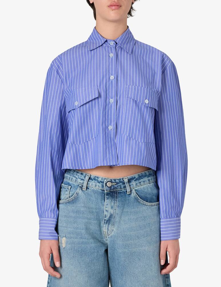HAVEONE Cropped stripe shirt - picture 1 HAVEONE Cropped stripe shirt - picture 1