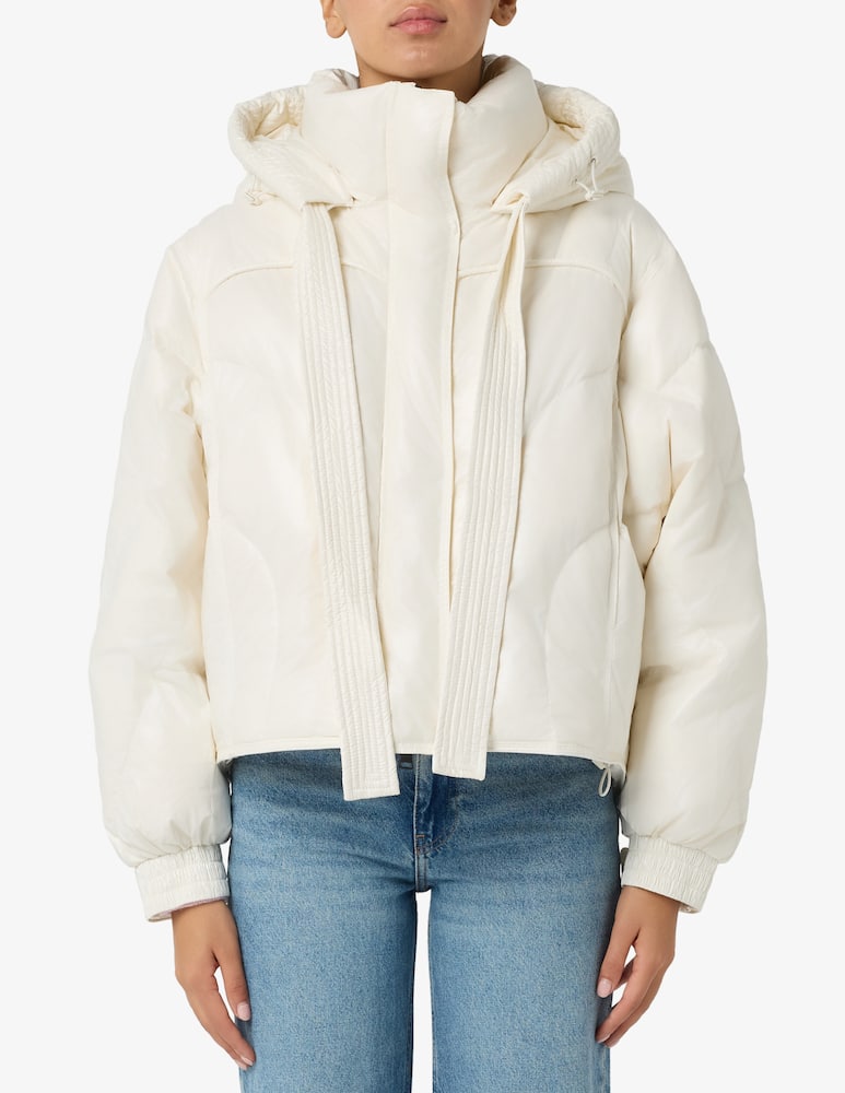 rinascente HAVEONE Piumino crop con cappuccio