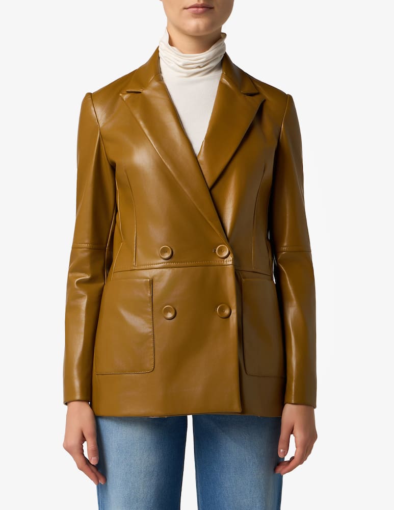 rinascente HAVEONE Faux leather blazer