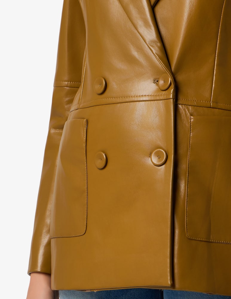 rinascente HAVEONE Faux leather blazer