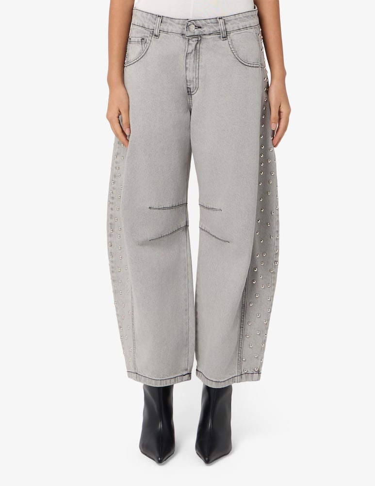 rinascente HAVEONE Jeans barrel con borchie