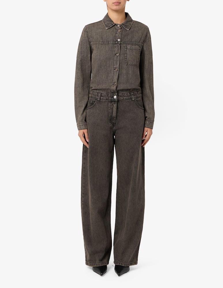 HAVEONE Tuta in jeans a maniche lunghe - immagine 1 HAVEONE Tuta in jeans a maniche lunghe - immagine 1