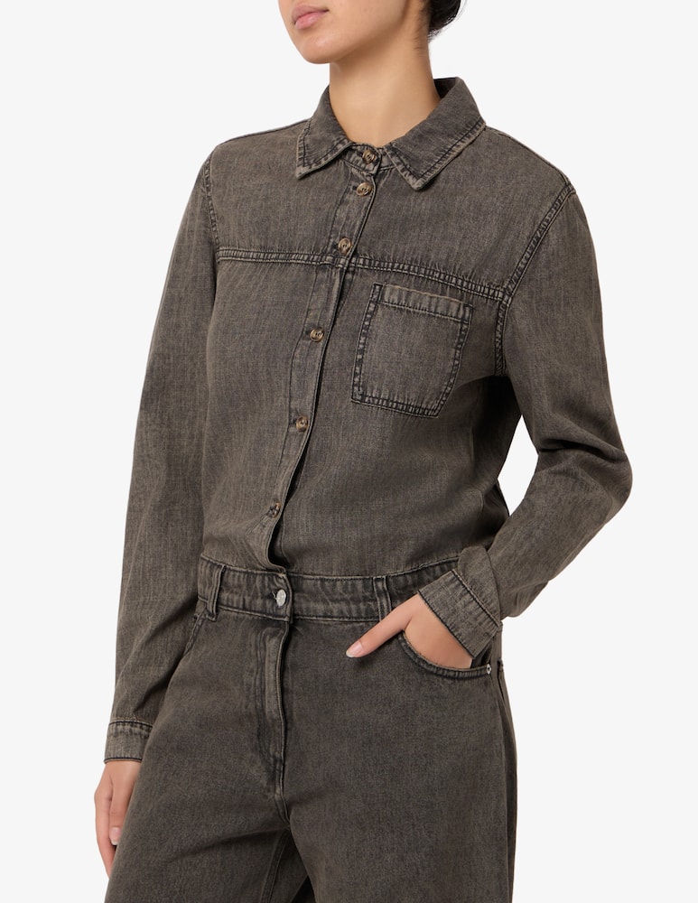 HAVEONE Tuta in jeans a maniche lunghe - immagine 4 HAVEONE Tuta in jeans a maniche lunghe - immagine 4