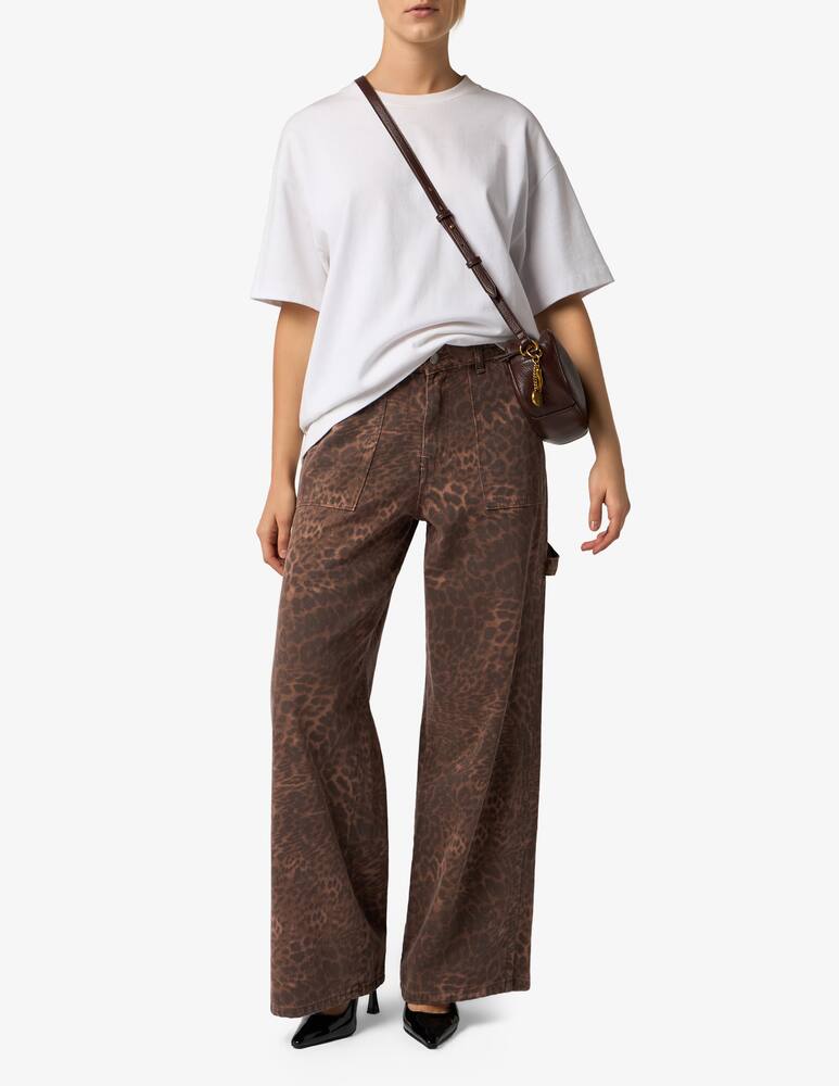 rinascente HAVEONE Carpenter leo print jeans