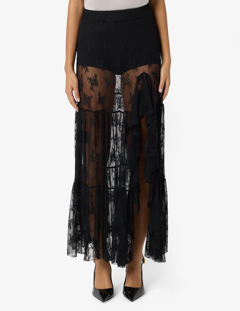 rinascente HAVEONE Lace culotte skirt