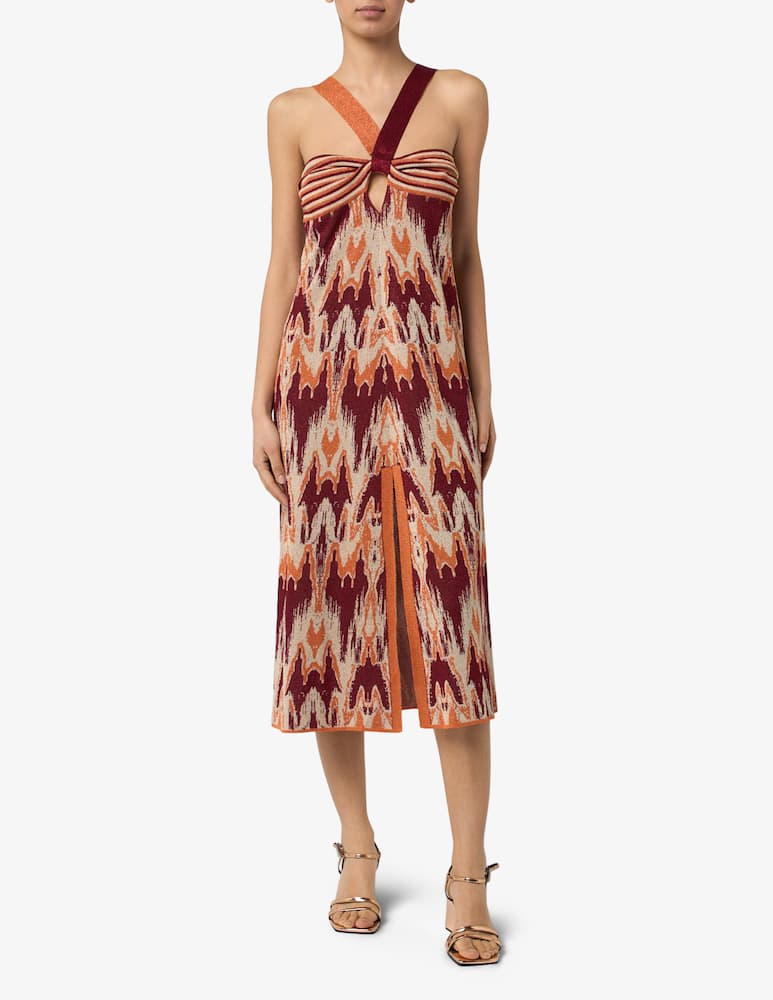 rinascente The Loom Jacquard knit midi dress
