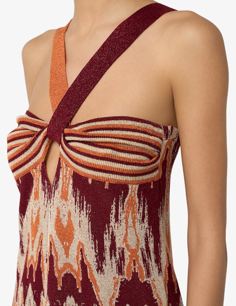 rinascente The Loom Jacquard knit midi dress