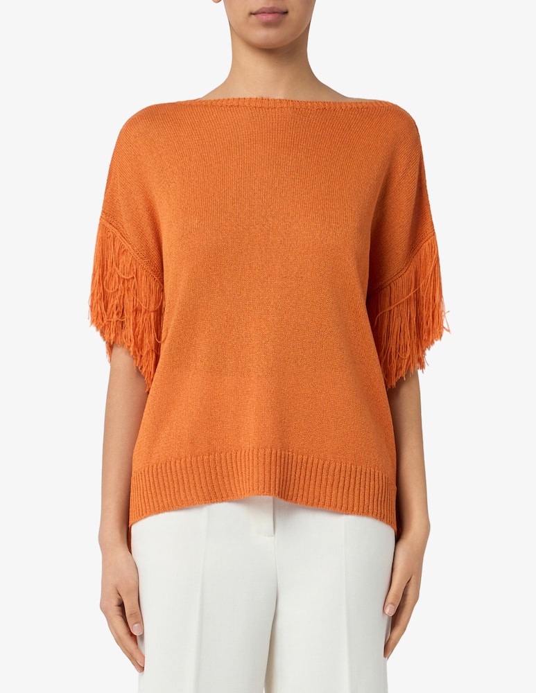 rinascente The Loom Fringed knit top