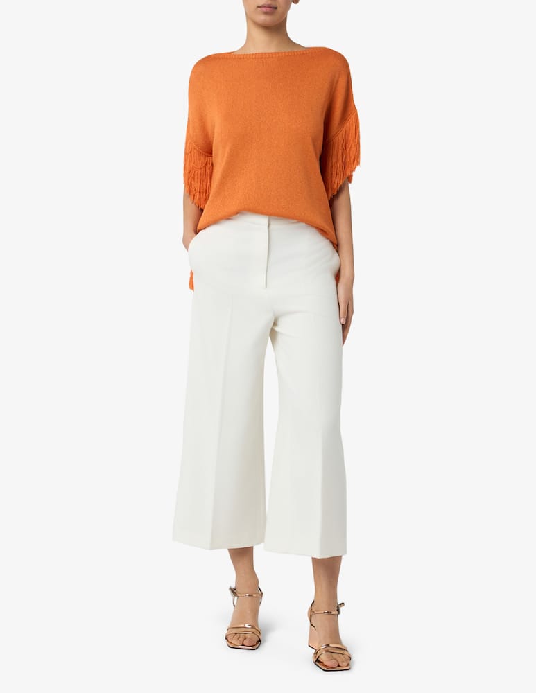 rinascente The Loom Fringed knit top