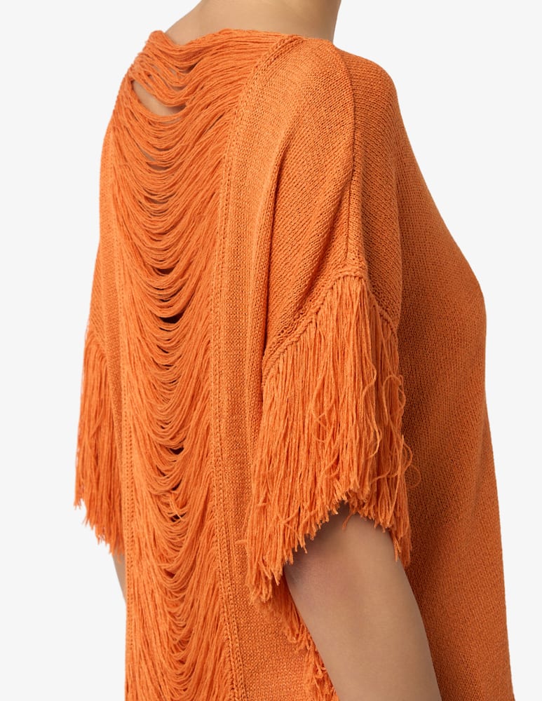 rinascente The Loom Fringed knit top