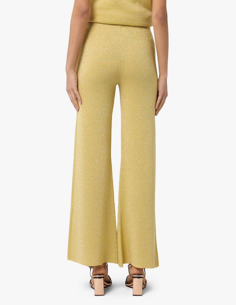 rinascente The Loom Pantaloni a zampa in lurex