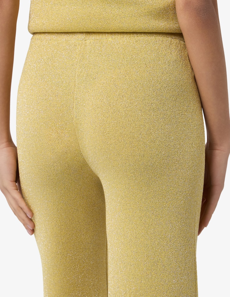 rinascente The Loom Pantaloni a zampa in lurex