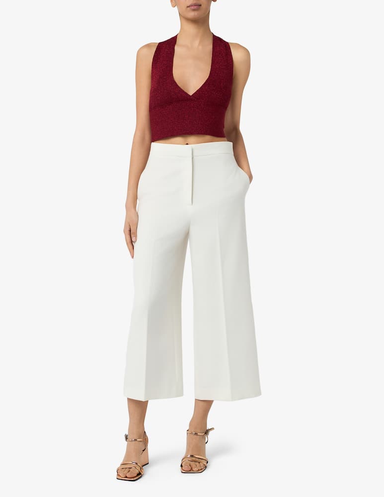 rinascente The Loom Rib knit halterneck top