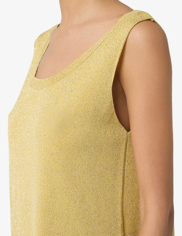 rinascente The Loom Lurex knit sleeveless top
